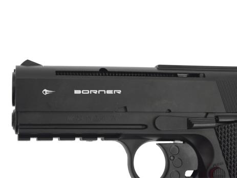 Пневматический пистолет Borner WC 401 (пластик, неподвижный, 3Дж) кал. 4.5 мм