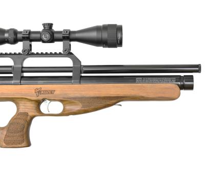 Пневматическая винтовка Kuzey K30 BullPup (боковой взвод, орех, PCP, 3 Дж) 6,35 мм