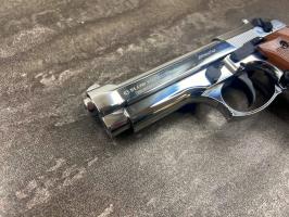 Сигнальный пистолет Blow F92 Auto Chrome (автоматический режим, Beretta 92, Беретта хром) 9 мм
