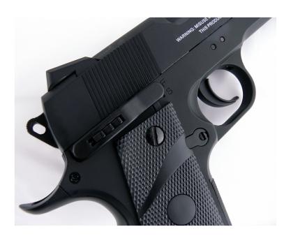 Пневматический пистолет Stalker S1911RD Blowback (3 Дж, подвижный затвор, шарики ВВ, металл, CO₂) 4,5 мм