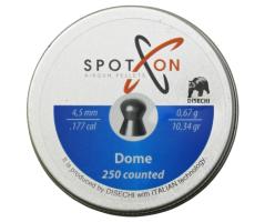 Пули Spoton Dome 4,5 мм 0,67г 250 штук