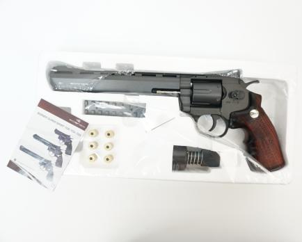 Пневматический револьвер Borner Super Sport 703 (3Дж, металл, с картриджами 8 шт) кал. 4.5 мм