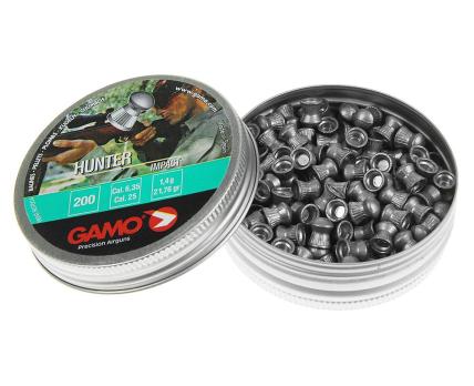 Пули Gamo Hunter 6,35 мм, 1,4 г (200 штук)