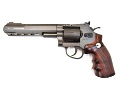 Пневматический револьвер Borner Super Sport 702 (3Дж, металл, с картриджами 6шт) кал.4.5 мм