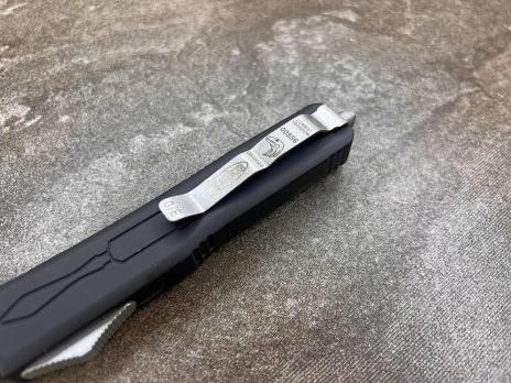 Фронтальный складной нож Microtech Elite E-1 Чёрный, Микротек Е 1