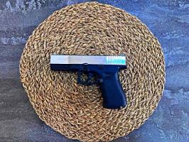 Пистолет охолощенный Retay G19C Glock 19 (СХП Ретай Глок 19), никель